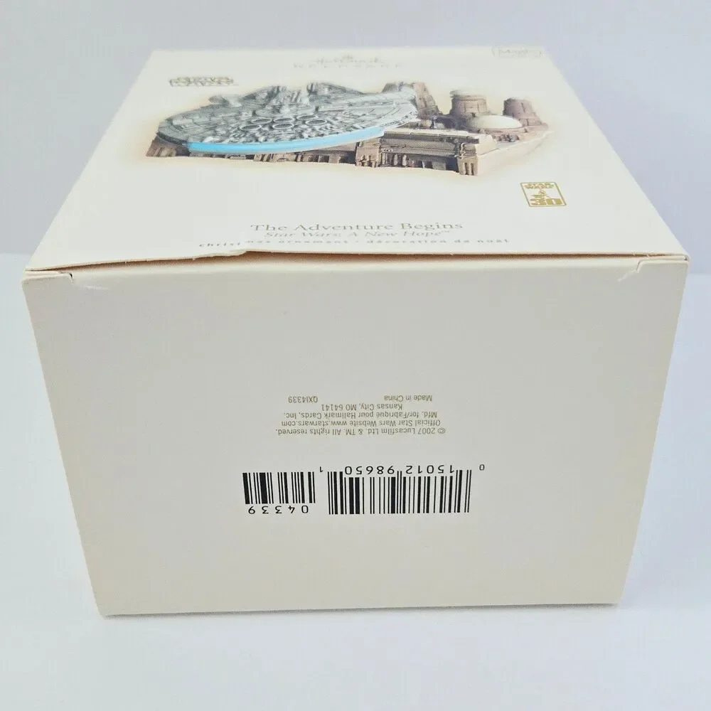 Star Wars Hallmark Keepsake Ornament Millennium Falcon The Adventure Begins